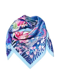Szalik/chusta niebieski W.Kruk casual w kwiaty