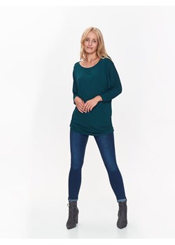 Bluzka damska Top Secret casual z okrągłym dekoltem bez wzorów