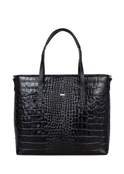 Shopper bag Metozzi elegancka z tłoczeniem
