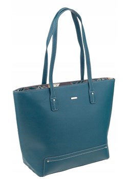 Shopper bag David Jones ze skóry