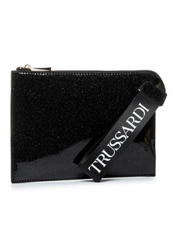 Kopertówka Trussardi Jeans elegancka niemieszcząca a4 lakierowana