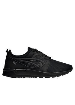 Buty sportowe damskie Asics płaskie czarne na wiosnę gładkie sznurowane