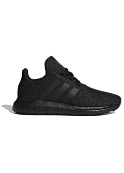 Buty sportowe dziecięce Adidas czarne sznurowane