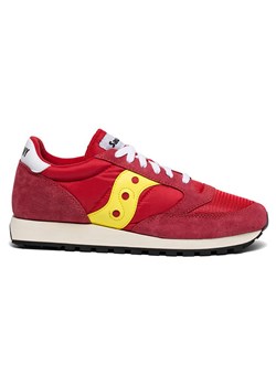 Buty sportowe męskie Saucony czerwone na wiosnę sznurowane
