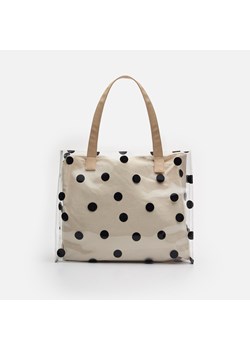 Shopper bag Cropp bez dodatków na ramię wakacyjna