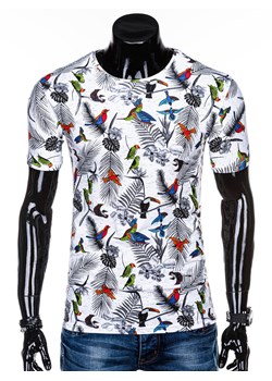 T-shirt męski Edoti.com z krótkim rękawem