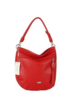 Shopper bag David Jones na ramię matowa duża bez dodatków elegancka