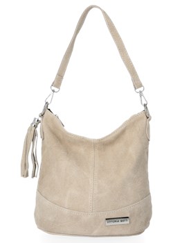 Shopper bag Vittoria Gotti na ramię z frędzlami