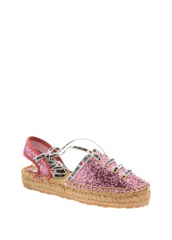 Espadryle damskie Love Moschino z tkaniny