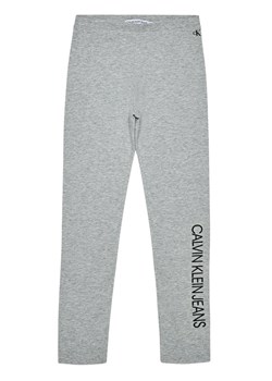Calvin Klein spodnie dziewczęce z napisami