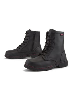 Workery damskie czarne Kappa gładkie casual na zamek