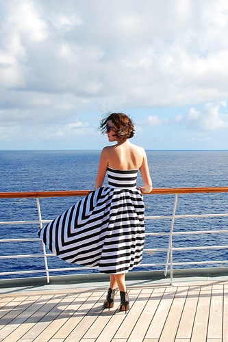striped dress