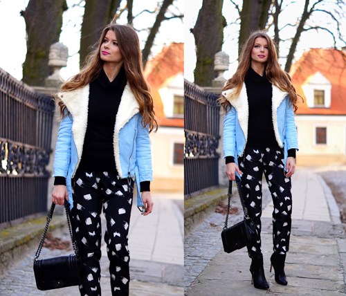ICE BLUE & BLACK