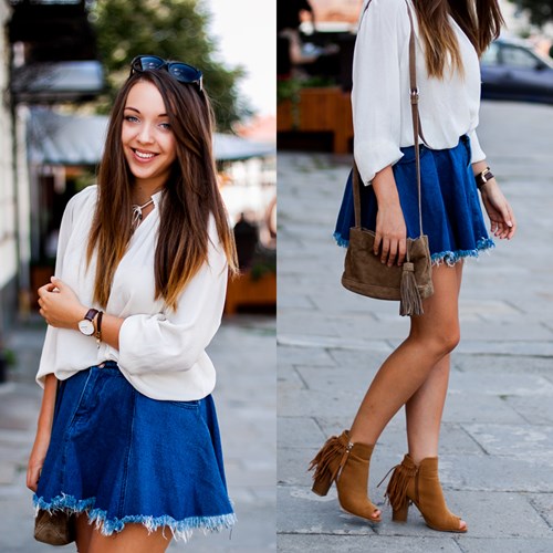 Fringe boots