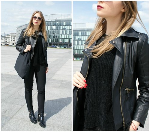 All black