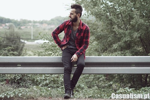 Koszula flanelowa w kratę buffalo check
