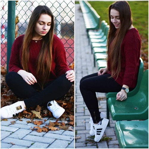Red sweater