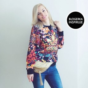 Look na co dzień z wzorami