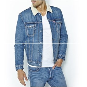 Męskie kurtki dżinsowe