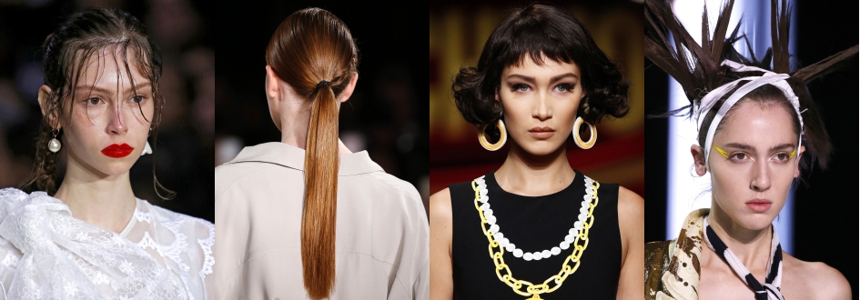Najmodniejsze fryzury na 2017 rok z pokazów Simone Rocha, Valentin Yudaskin, Moschino i Haider Ackermann.