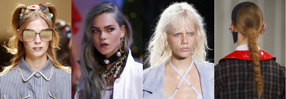 Najmodniejsze fryzury na 2017 rok z pokazów Fendi, Philipp Plein, Alexander Wang i Maison Margiela.