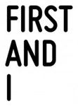 First And I logo