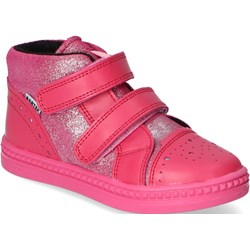 Buty zimowe dziecięce różowe BARTEK na rzepy  - zdjęcie produktu