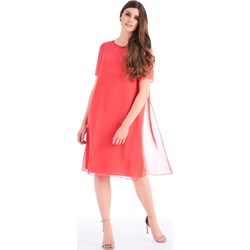 Sukienka Potis & Verso różowa z tkaniny  - zdjęcie produktu