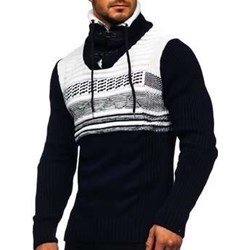 Wielokolorowy sweter męski Denley  - zdjęcie produktu