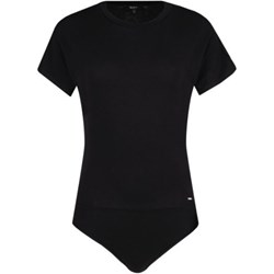 Bluzka damska Pepe Jeans casualowa czarna z krótkim rękawem z wiskozy z okrągłym dekoltem  - zdjęcie produktu