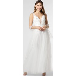 Sukienka biała Luxuar Fashion na ramiączkach  - zdjęcie produktu