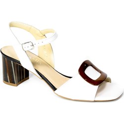 Sandały damskie Gamis z klamrą na lato skórzane  - zdjęcie produktu