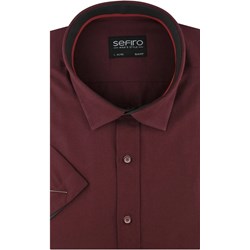 Koszula męska Sefiro elegancka z krótkimi rękawami  - zdjęcie produktu