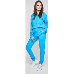 Spodnie damskie niebieskie Odczapy z elastanu  - zdjęcie produktu