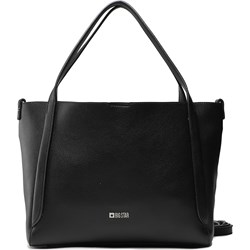 Shopper bag czarna BIG STAR matowa na ramię duża  - zdjęcie produktu