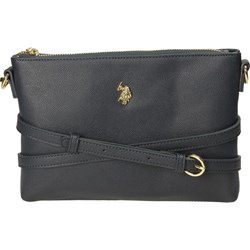 Listonoszka U.S Polo Assn. ze skóry ekologicznej matowa  - zdjęcie produktu