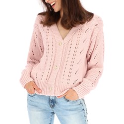 Różowy sweter damski L'AF  - zdjęcie produktu
