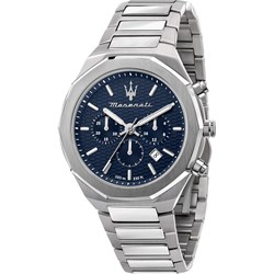 Srebrny zegarek Maserati  - zdjęcie produktu