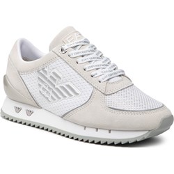 Buty sportowe damskie Emporio Armani sneakersy białe  - zdjęcie produktu