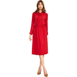 Sukienka Nife czerwona midi  - zdjęcie produktu