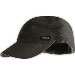 Czarna czapka z daszkiem męska Jarek  - zdjęcie produktu