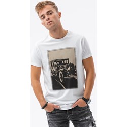 T-shirt męski Ombre w stylu młodzieżowym  - zdjęcie produktu