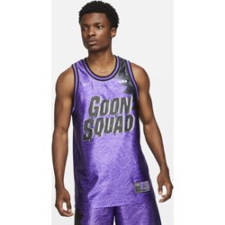 T-shirt męski Nike sportowy fioletowy na lato z krótkim rękawem  - zdjęcie produktu