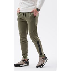 Zielone spodnie męskie Ombre  - zdjęcie produktu