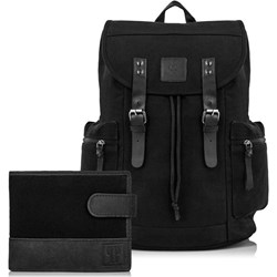 Czarny plecak Merg  - zdjęcie produktu