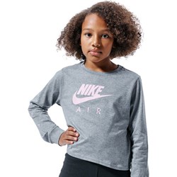 Bluza dziewczęca Nike szara  - zdjęcie produktu