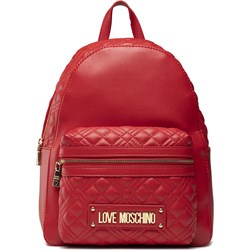 Plecak czerwony Love Moschino skórzany  - zdjęcie produktu