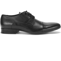 Buty eleganckie męskie czarne Domeno  - zdjęcie produktu