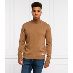 Pepe Jeans sweter męski brązowy casual  - zdjęcie produktu