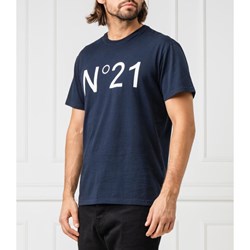 T-shirt męski N21 z krótkimi rękawami w stylu młodzieżowym  - zdjęcie produktu